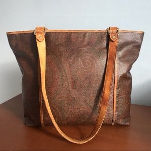 Authentic Vintage Paisley Etro Tote Bag